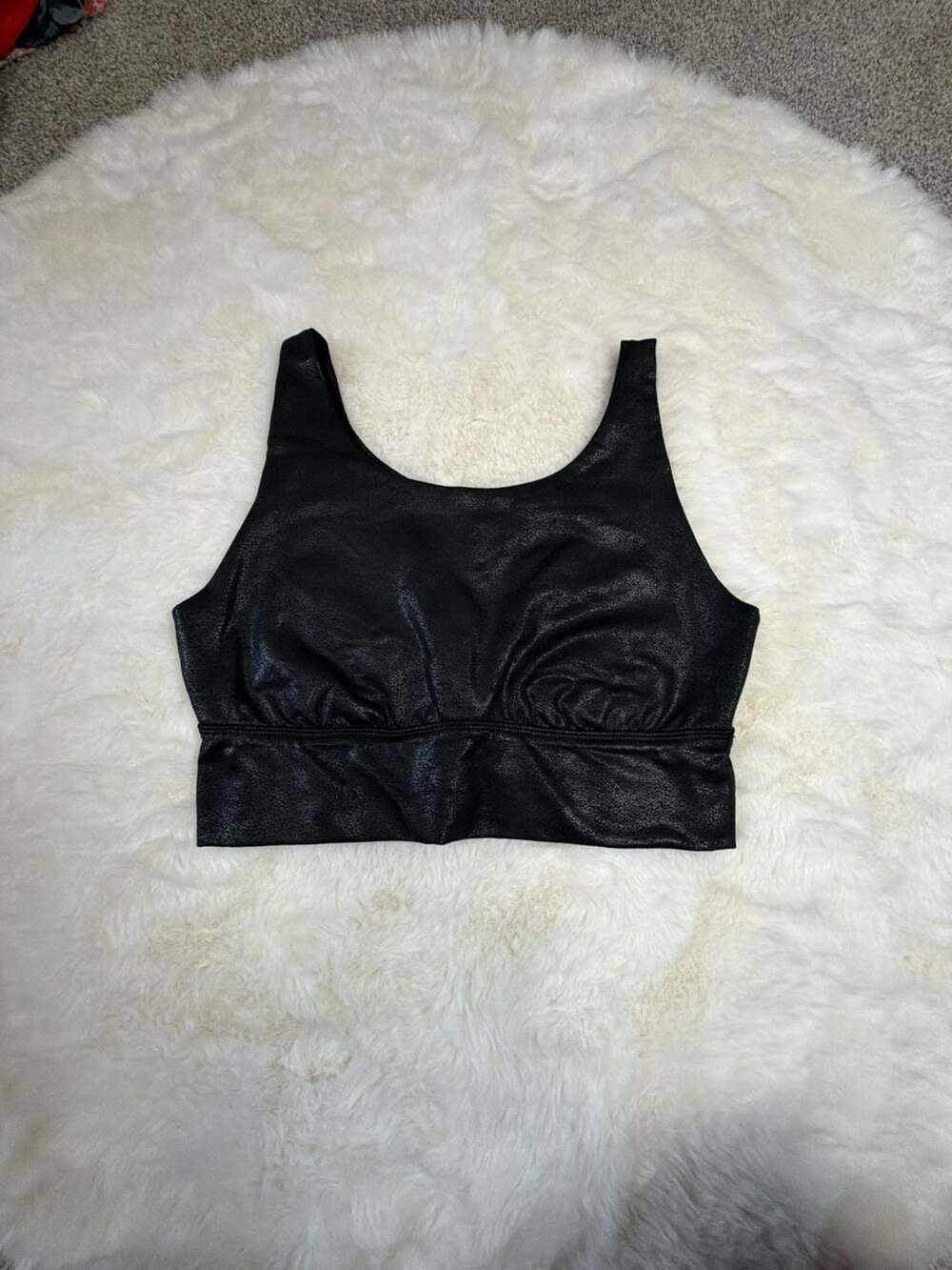 aerie black workout bra